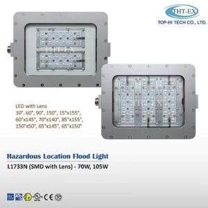 Flood Light Explosion Proof L1733L (SMD With Lens) THT-Ex